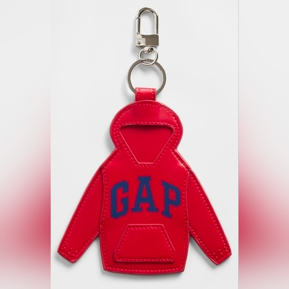 GAP Accessories - Gap Logo Hoodie Keychain Charm In Modern Red. New